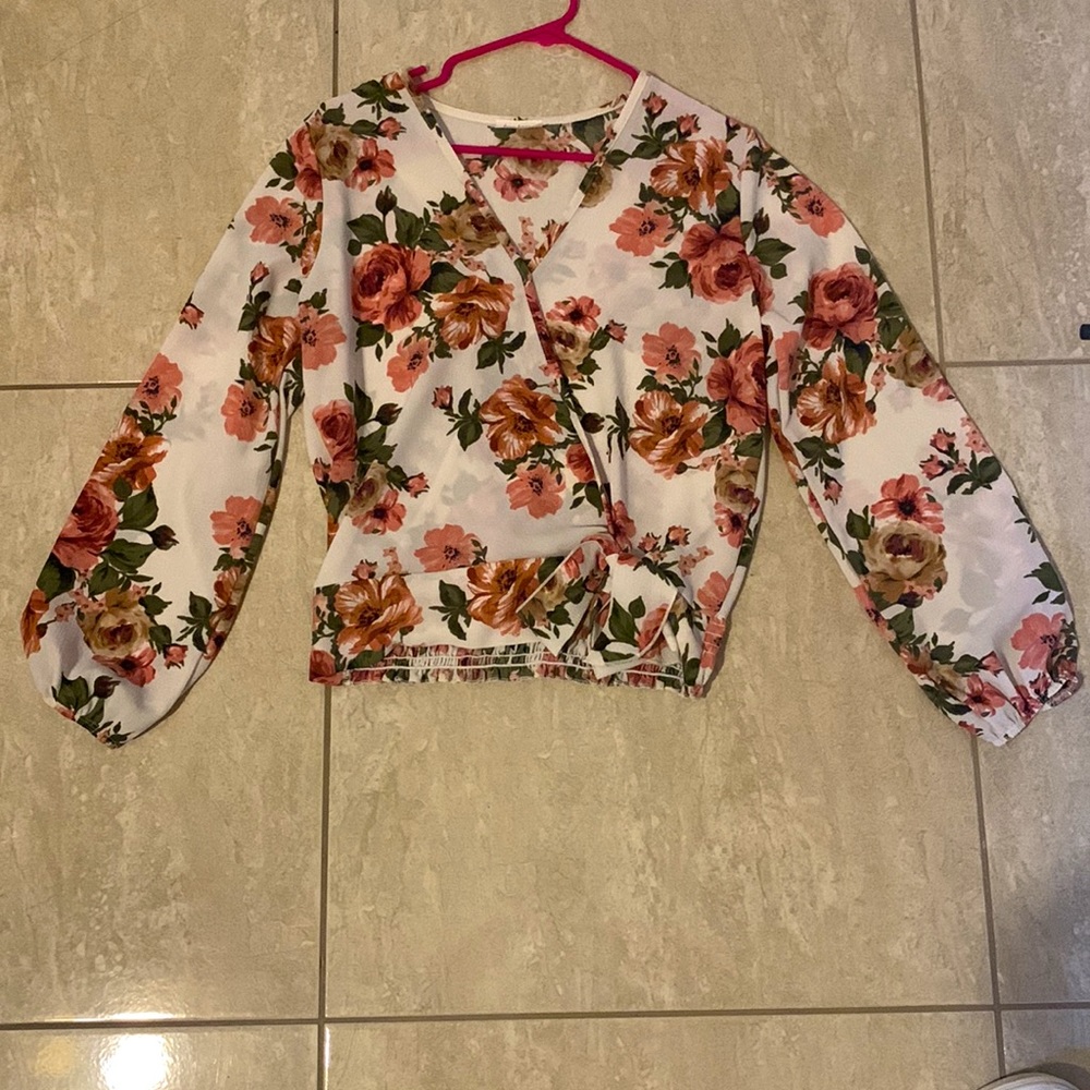 Large Floral Blouse